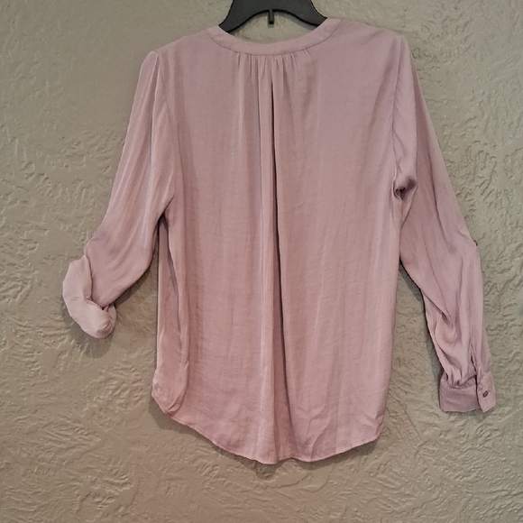 Simply Vera Vera Wang Pink Cuffed Sleeve Blouse - Picture 6 of 7